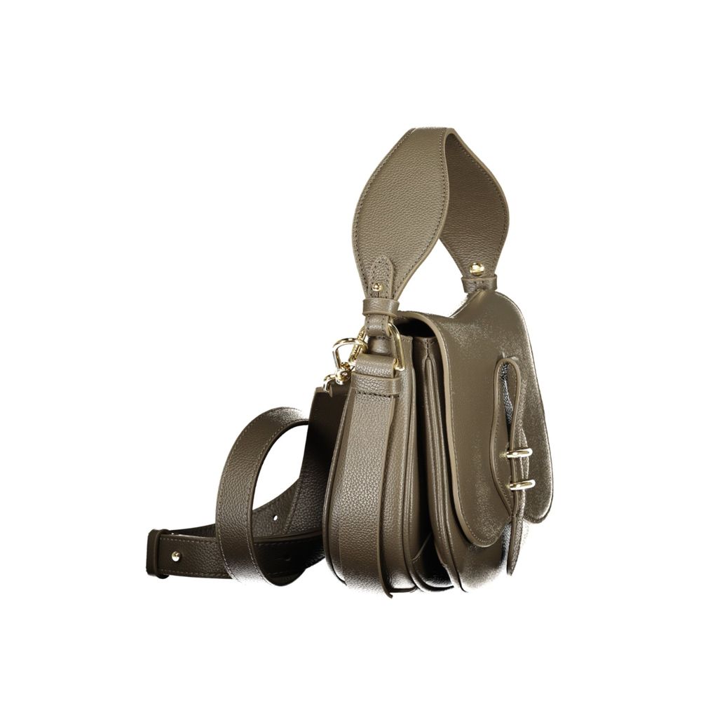 Coccinelle Brown Leather Handbag - MAVERY BAG