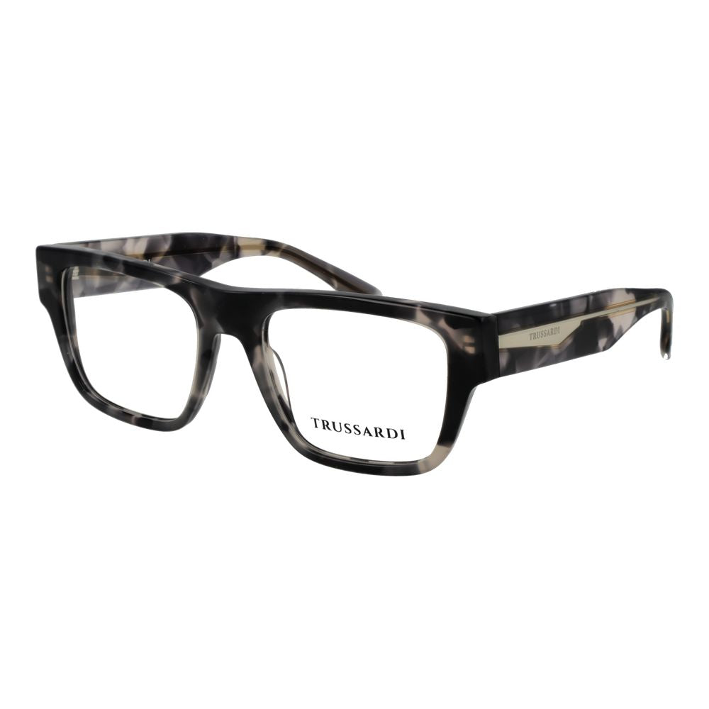 Trussardi Unisex Optical Glasses – Gray Square Frame, 52mm