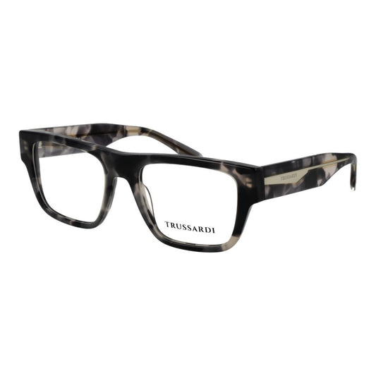 Trussardi Unisex Optical Glasses – Gray Square Frame, 52mm