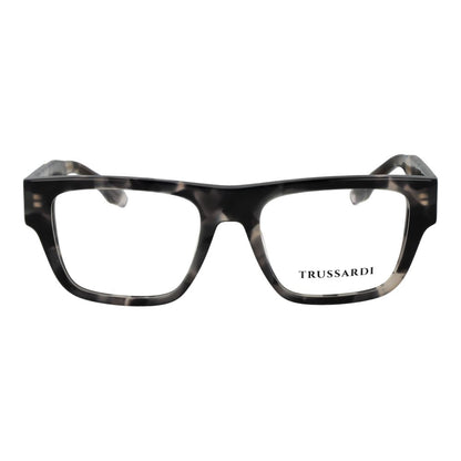 Trussardi Unisex Optical Glasses – Gray Square Frame, 52mm