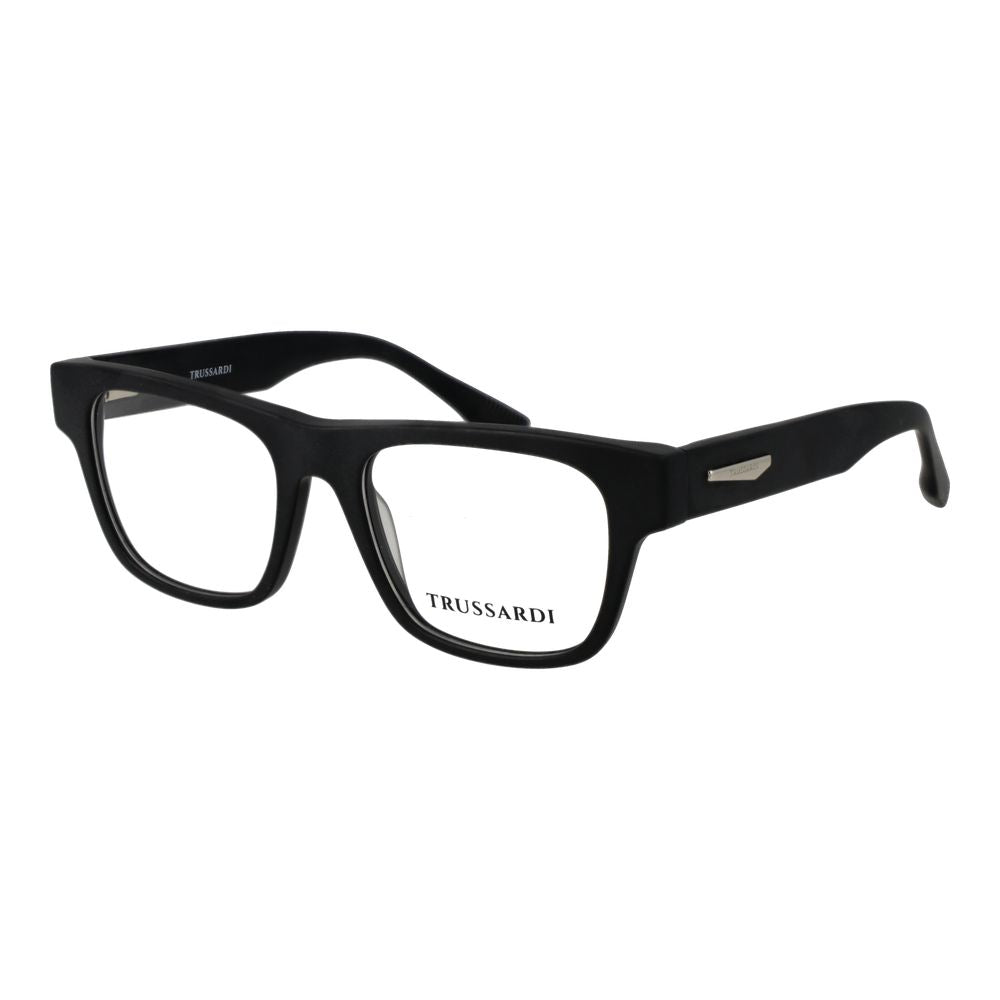 Trussardi Men's Optical Glasses – Black Square Frame, 50mm