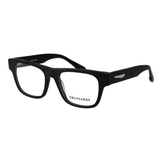 Trussardi Men's Optical Glasses – Black Square Frame, 50mm
