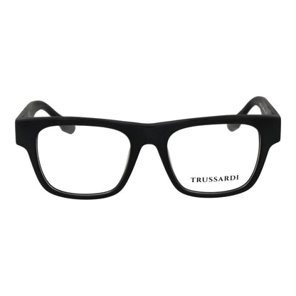 Trussardi Men's Optical Glasses – Black Square Frame, 50mm