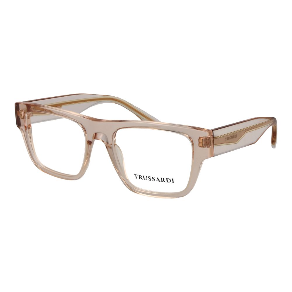 Trussardi Unisex Optical Glasses – Coral Square Frame, 52mm