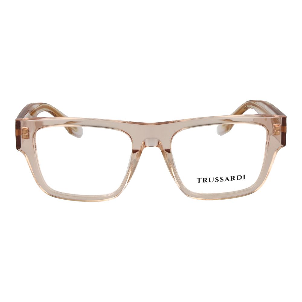 Trussardi Unisex Optical Glasses – Coral Square Frame, 52mm