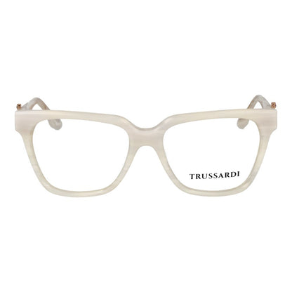 Trussardi Women’s Optical Glasses – White Square Frame, 51mm