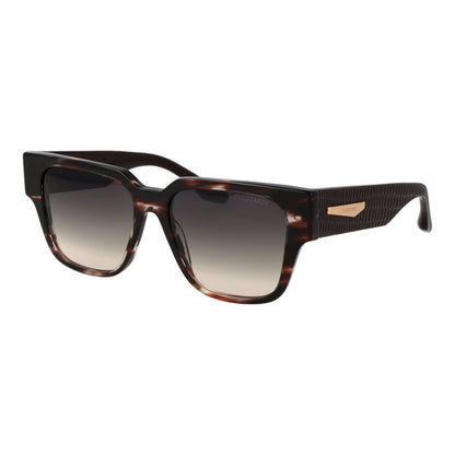 Trussardi Women’s Sunglasses – Brown Square Frame, Brown Gradient Lenses