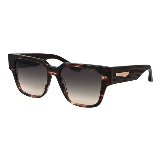 Trussardi Women’s Sunglasses – Brown Square Frame, Brown Gradient Lenses