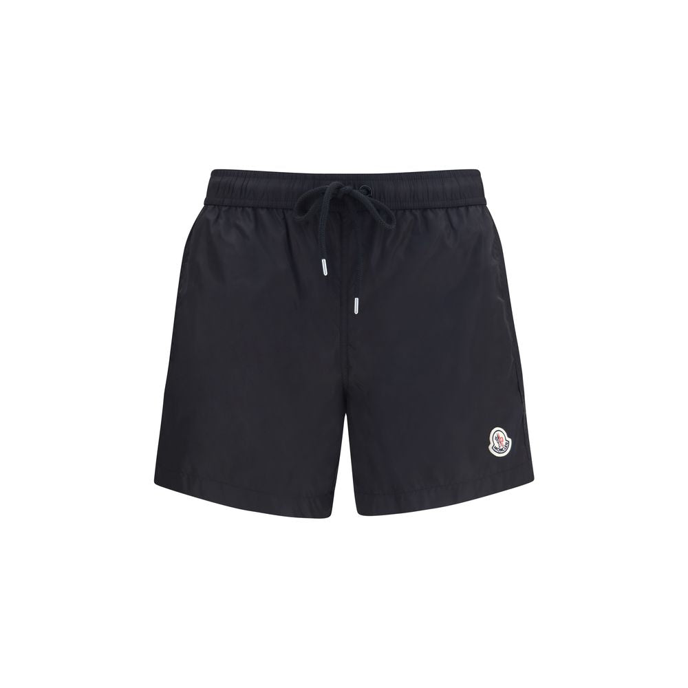 Moncler Black Polyamide Swim Shorts - Men’s Sportswear, Size M