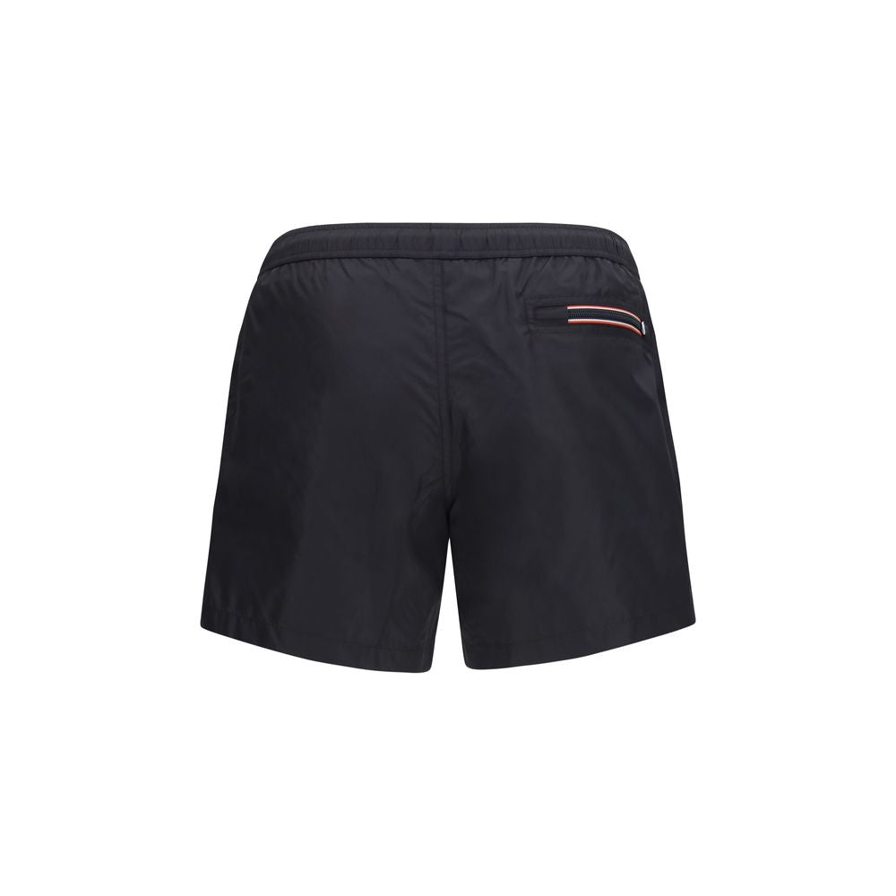 Moncler Black Polyamide Swim Shorts - Men’s Sportswear, Size M