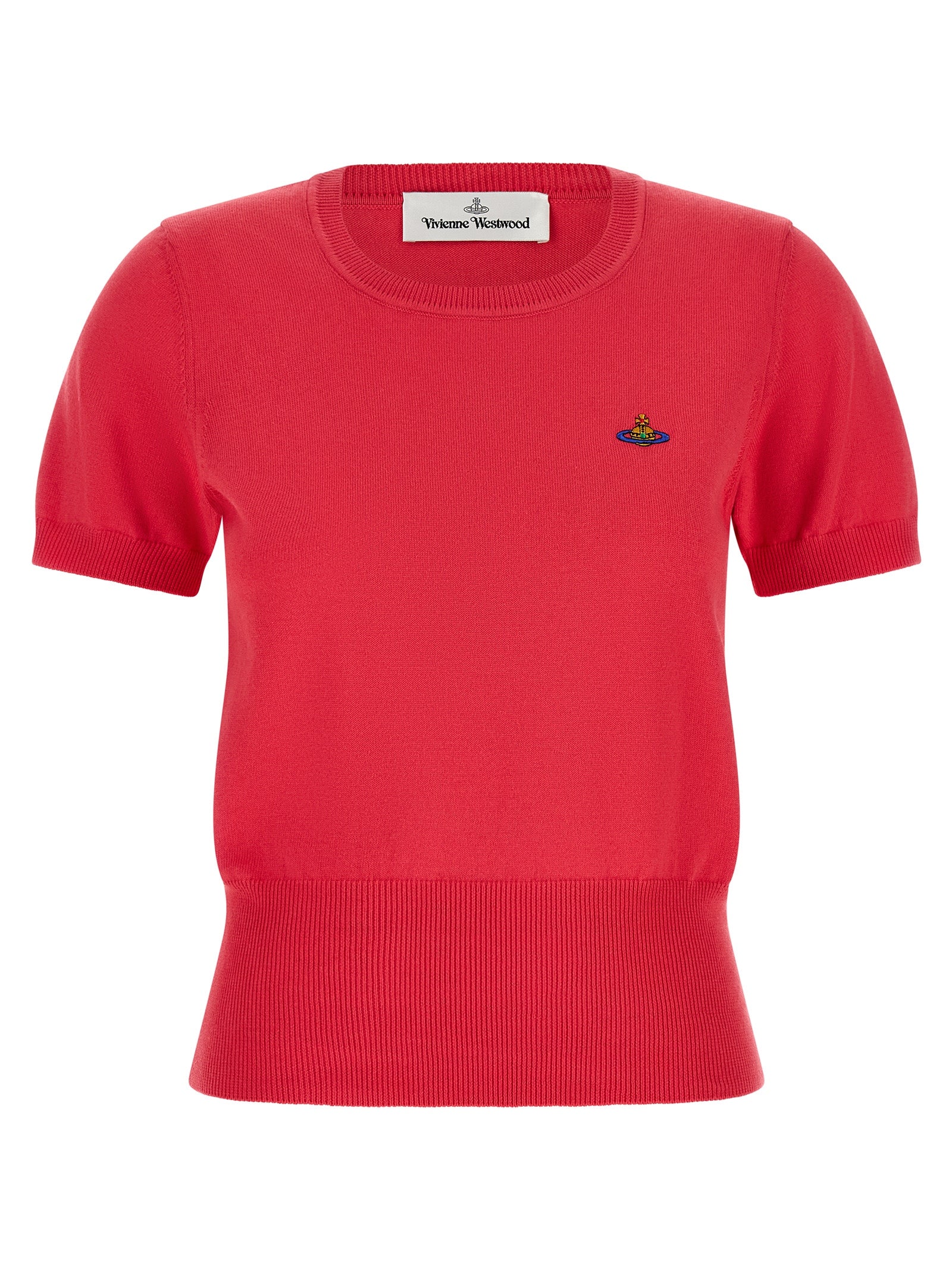 Vivienne Westwood Multicolor Cotton T-Shirt in Red