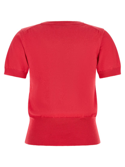 Vivienne Westwood Multicolor Cotton T-Shirt in Red