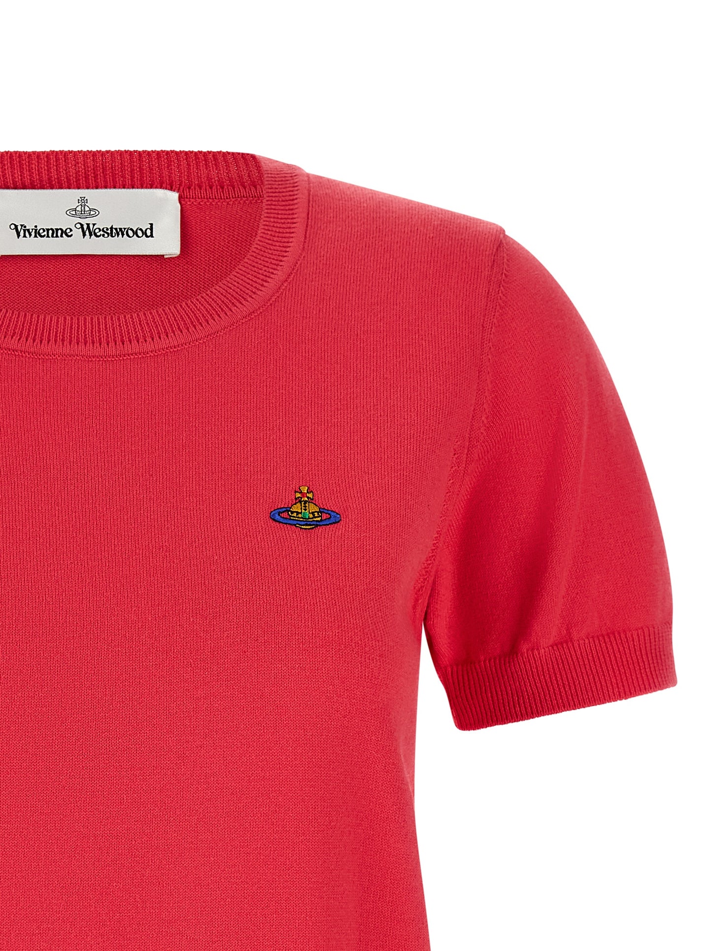 Vivienne Westwood Multicolor Cotton T-Shirt in Red