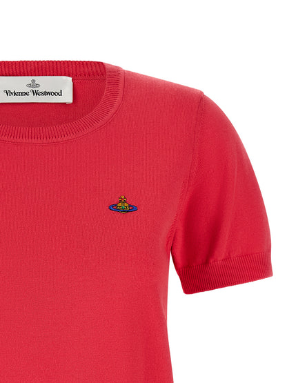Vivienne Westwood Multicolor Cotton T-Shirt in Red