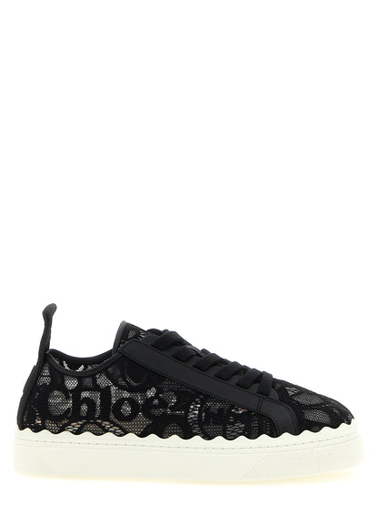 Chloé Black Lauren Low Top Sneakers