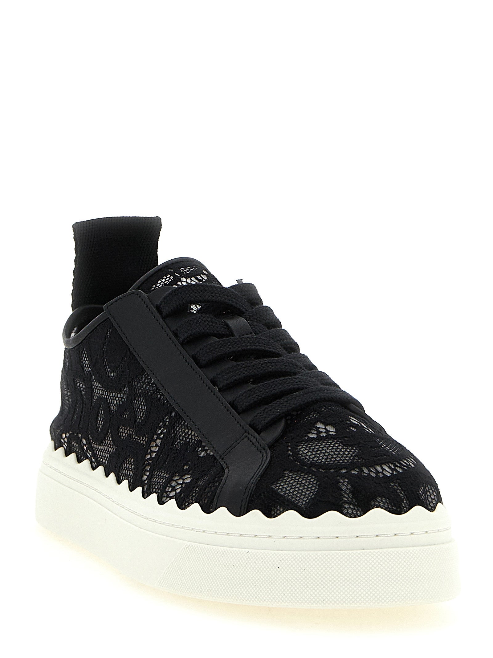 Chloé Black Lauren Low Top Sneakers