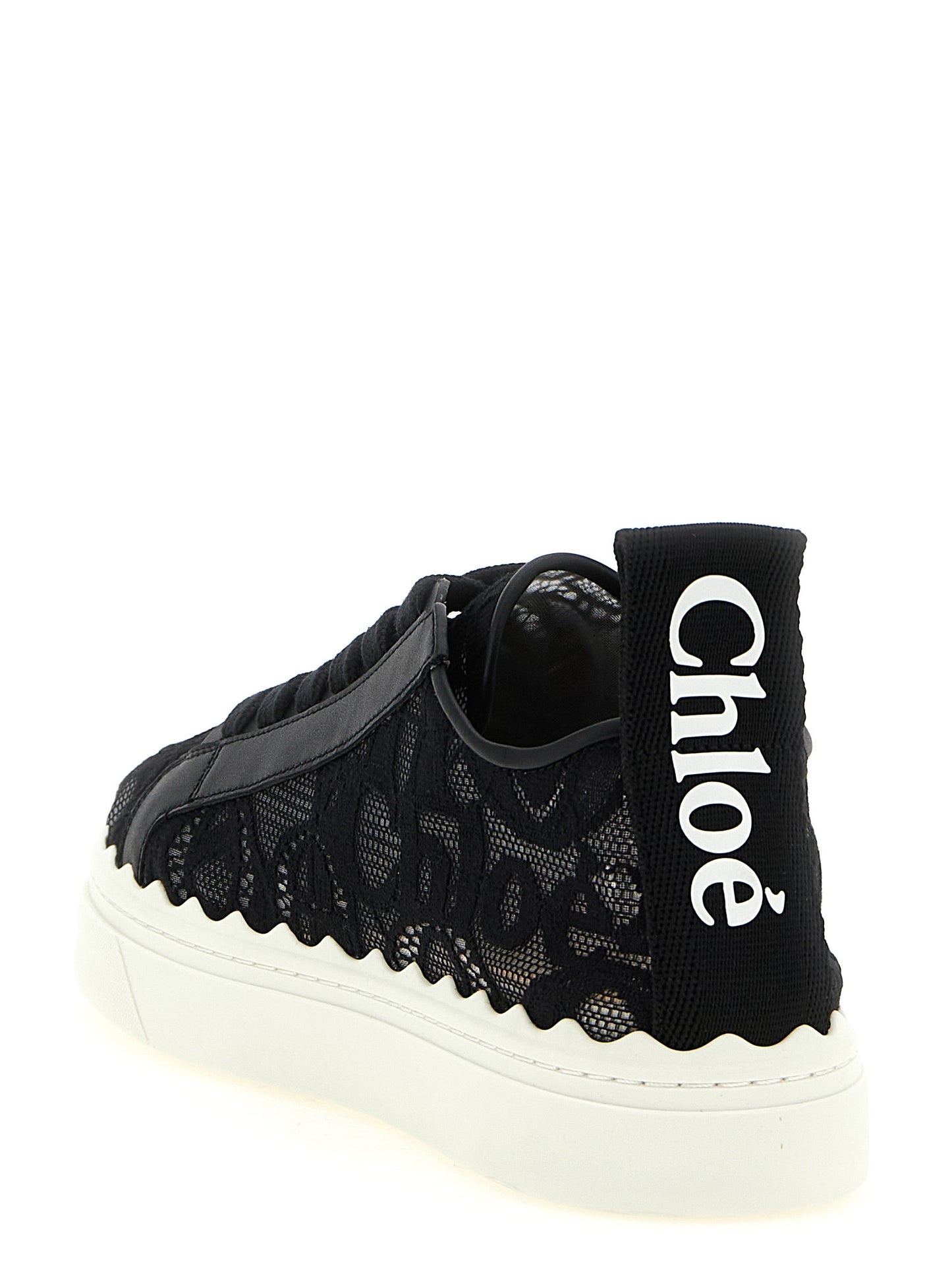 Chloé Black Lauren Low Top Sneakers