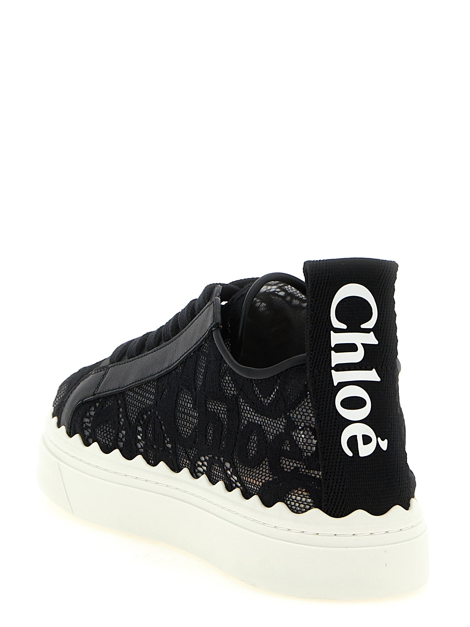 Chloé Black Lauren Low Top Sneakers