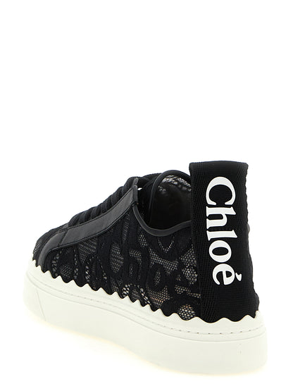 Chloé Black Lauren Low Top Sneakers