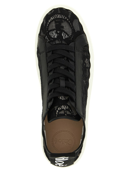 Chloé Black Lauren Low Top Sneakers