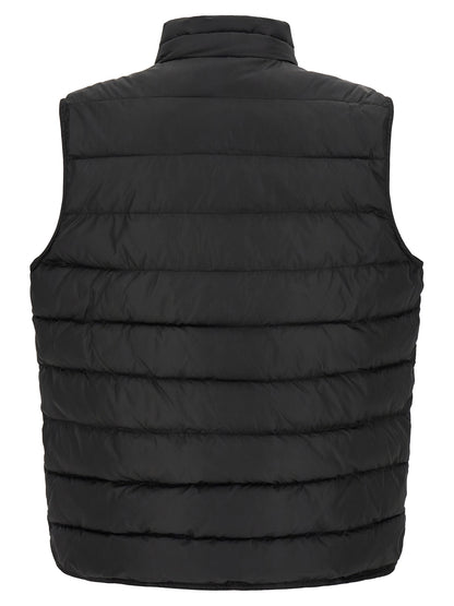 Dolce & Gabbana Black Polyester Sleeveless Jacket