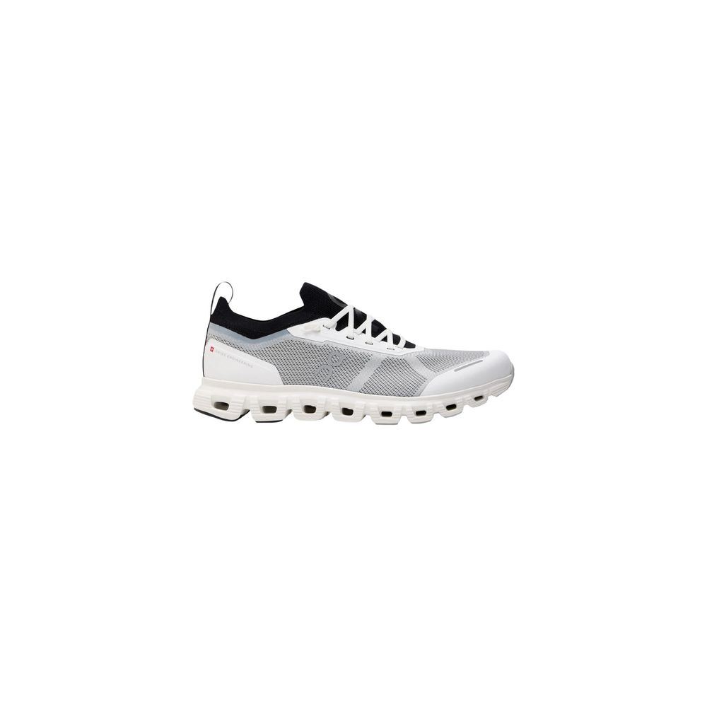 On Running Cloud 6 Versa Synthetic Athletic Sneakers - Black and White