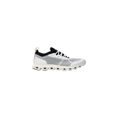 On Running Cloud 6 Versa Synthetic Athletic Sneakers - Black and White