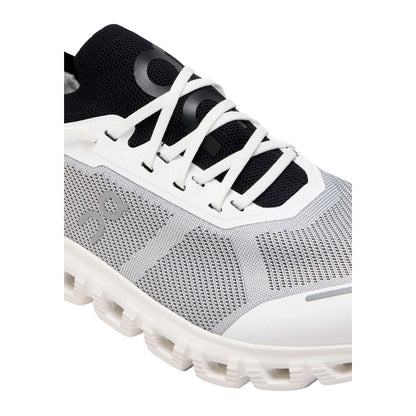 On Running Cloud 6 Versa Synthetic Athletic Sneakers - Black and White