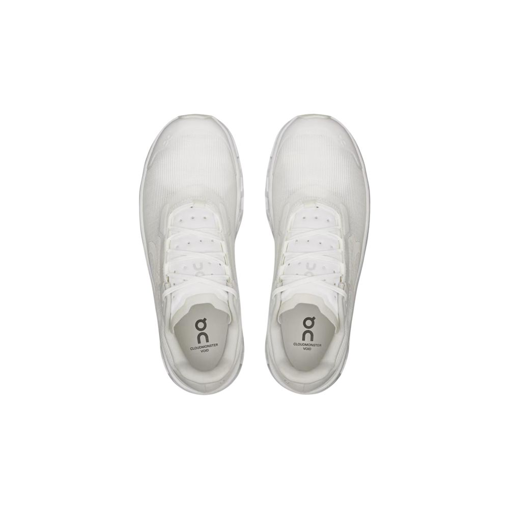 On Running Cloudmonster Void White Synthetic Athletic Sneakers EU36/US6 to EU40/US10