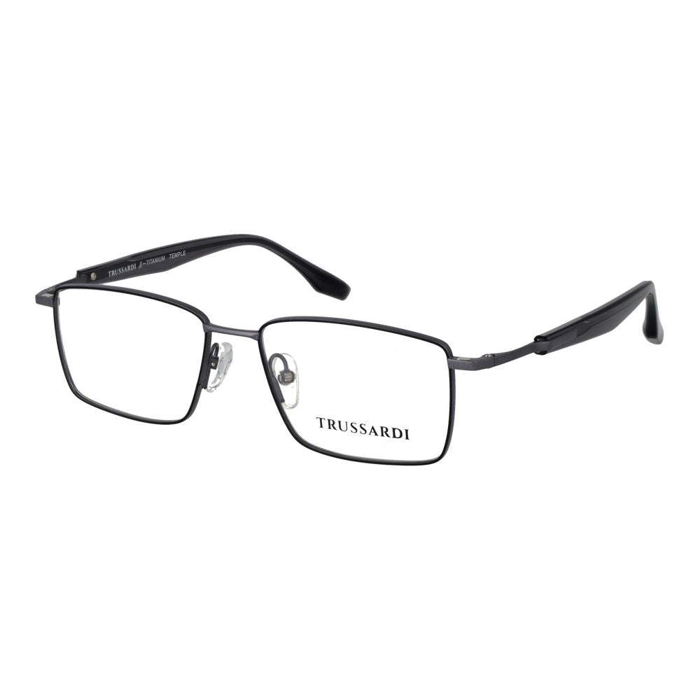Trussardi Gray Titanium Glasses (Frames) - Gunmetal
