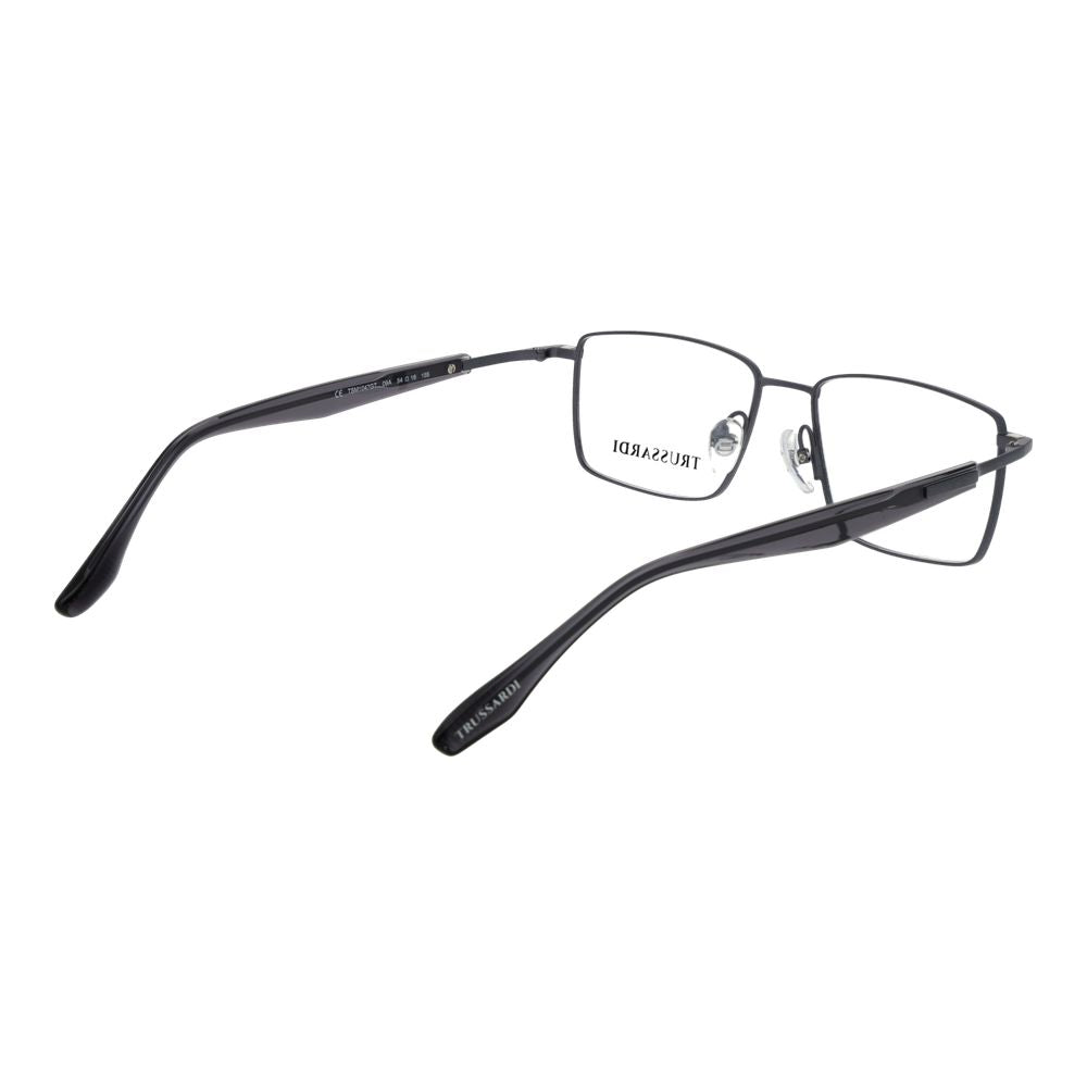 Trussardi Gray Titanium Glasses (Frames) - Gunmetal