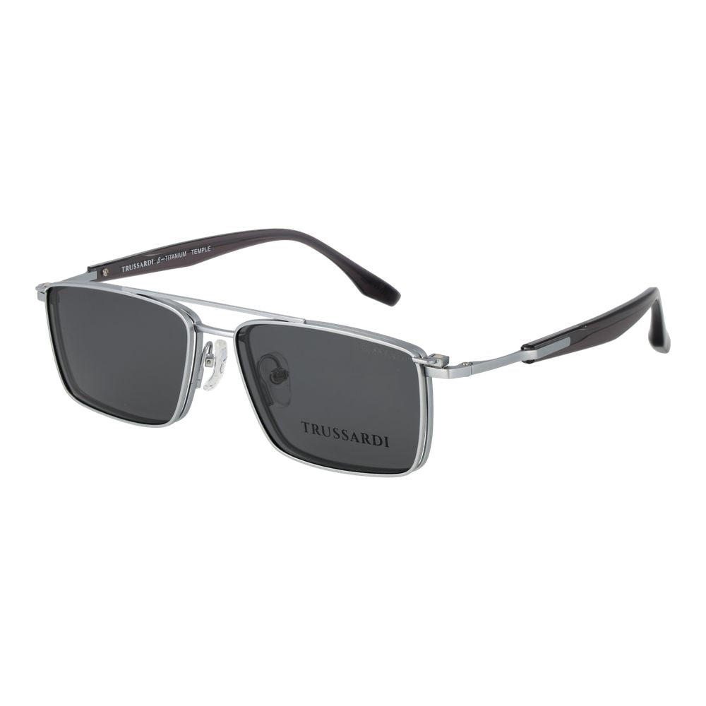 Trussardi Silver Titanium Glasses (Frames) for Men