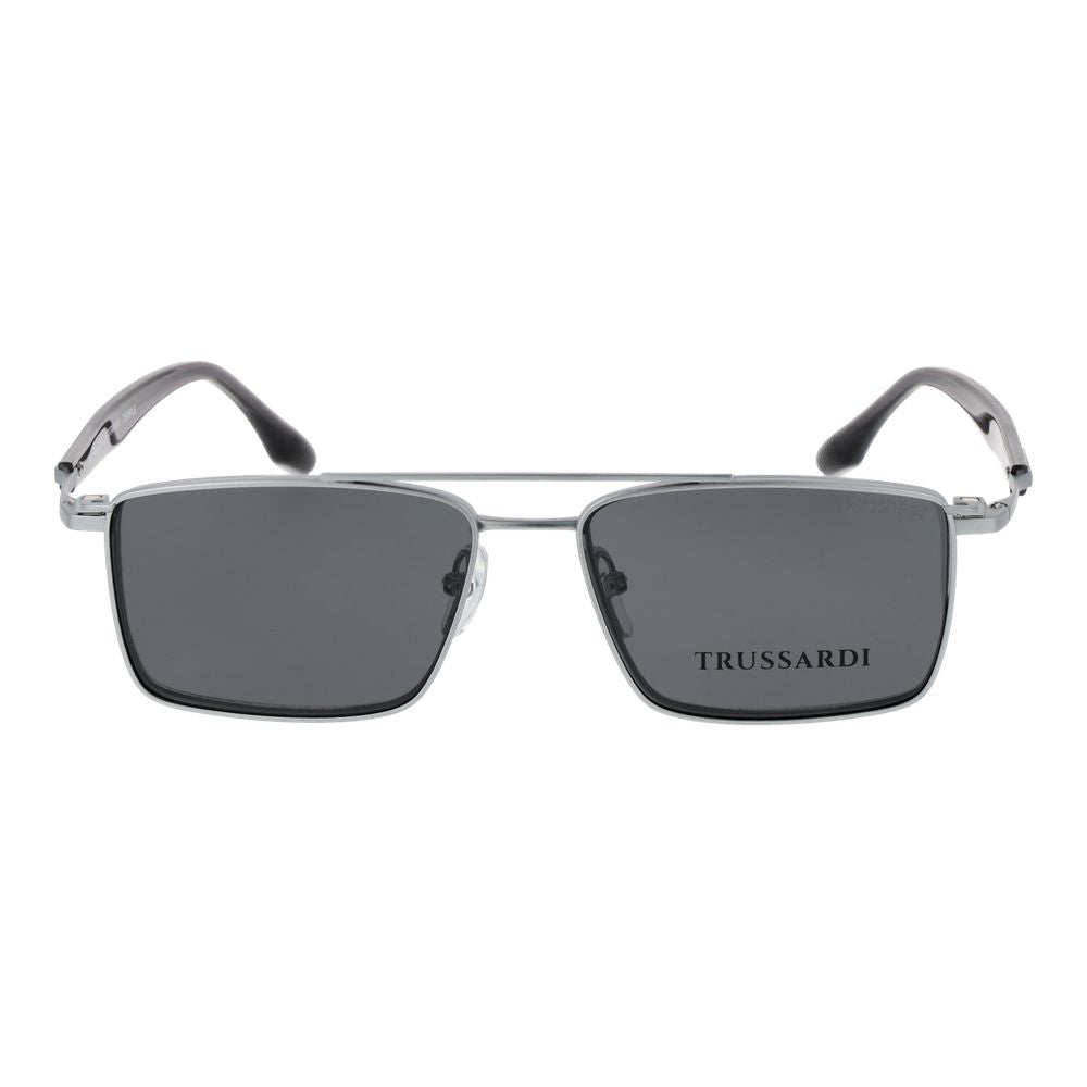 Trussardi Silver Titanium Glasses (Frames) for Men