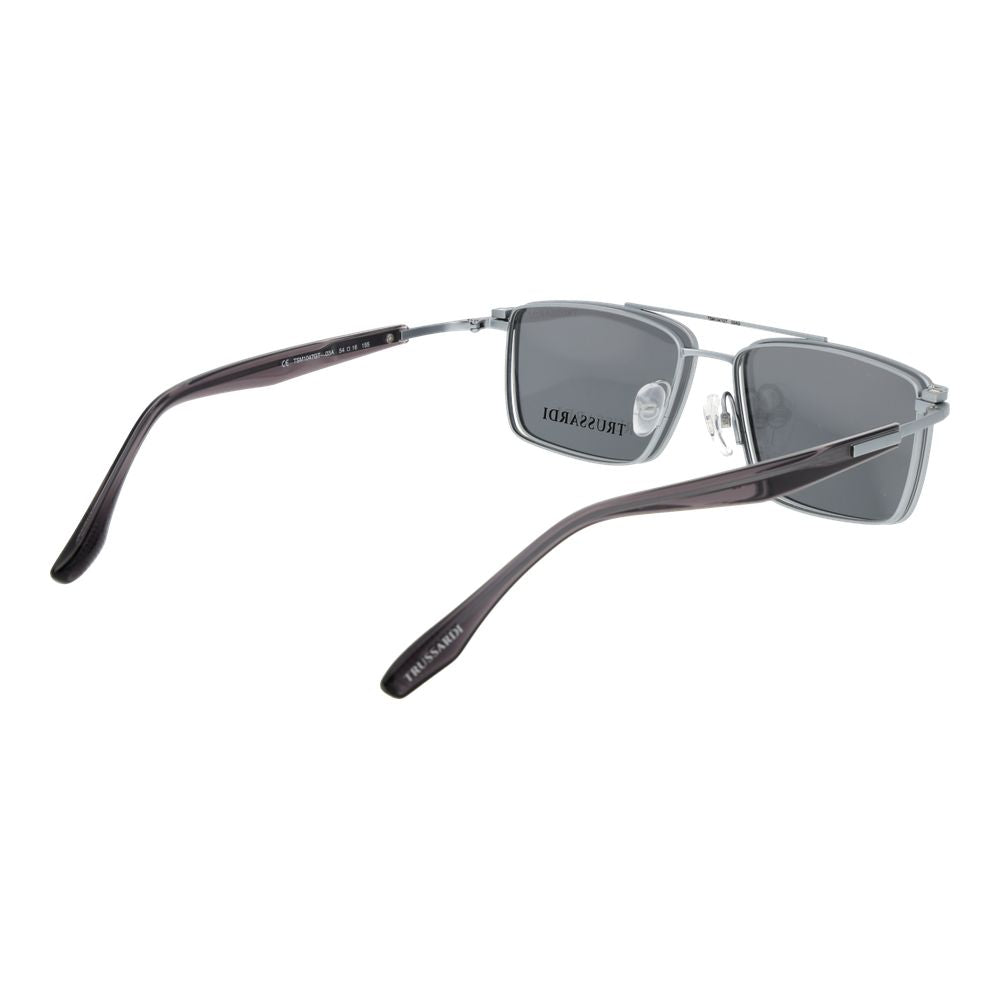 Trussardi Silver Titanium Glasses (Frames) for Men