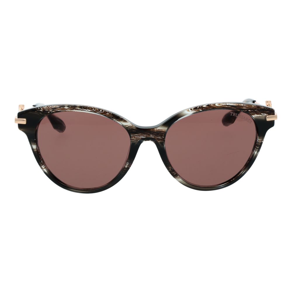 Trussardi Brown Acetate Sunglasses for Women