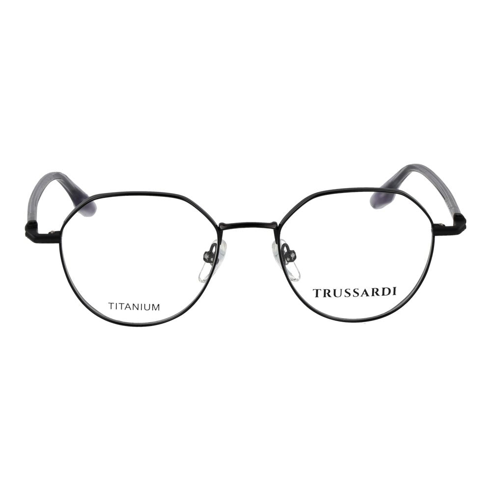 Trussardi Black Titanium Glasses (Frames) for Men