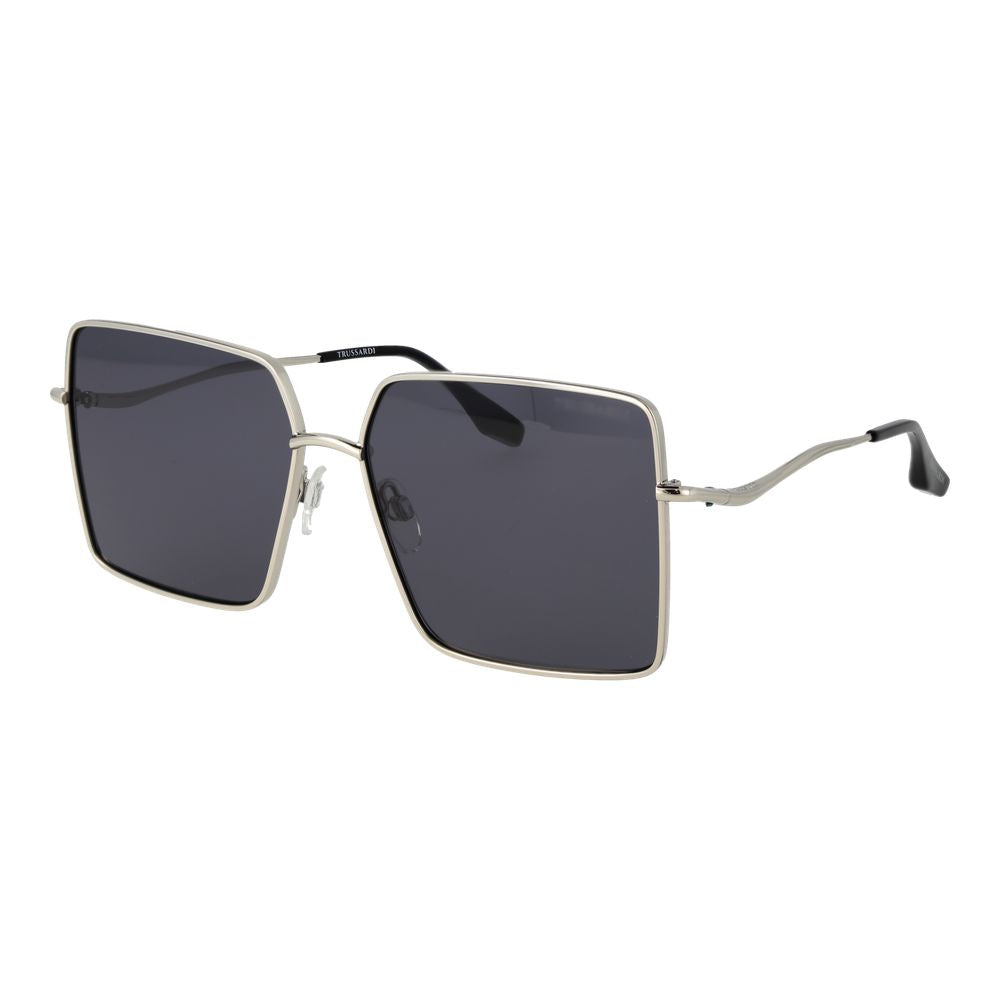 Trussardi Silver Stainless Steel Sunglasses for Women