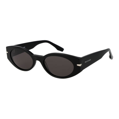 Trussardi Black Acetate Sunglasses for Women