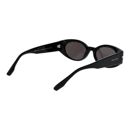 Trussardi Black Acetate Sunglasses for Women