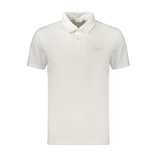 Guess Jeans Bianco Cotton Men Polo - White