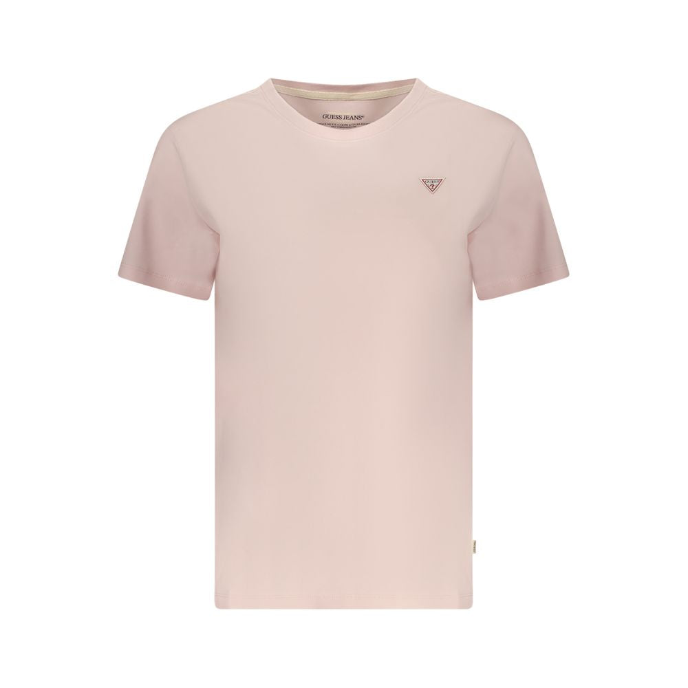 Guess Jeans Rosa Cotton Woman T-Shirt - Pink
