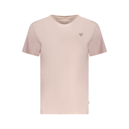 Guess Jeans Rosa Cotton Woman T-Shirt - Pink