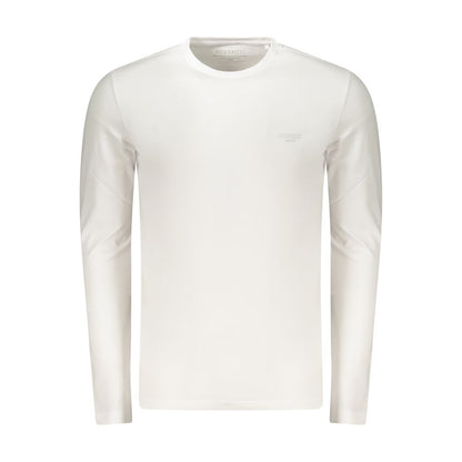 Guess Jeans White Cotton Men's Long Sleeve T-Shirt