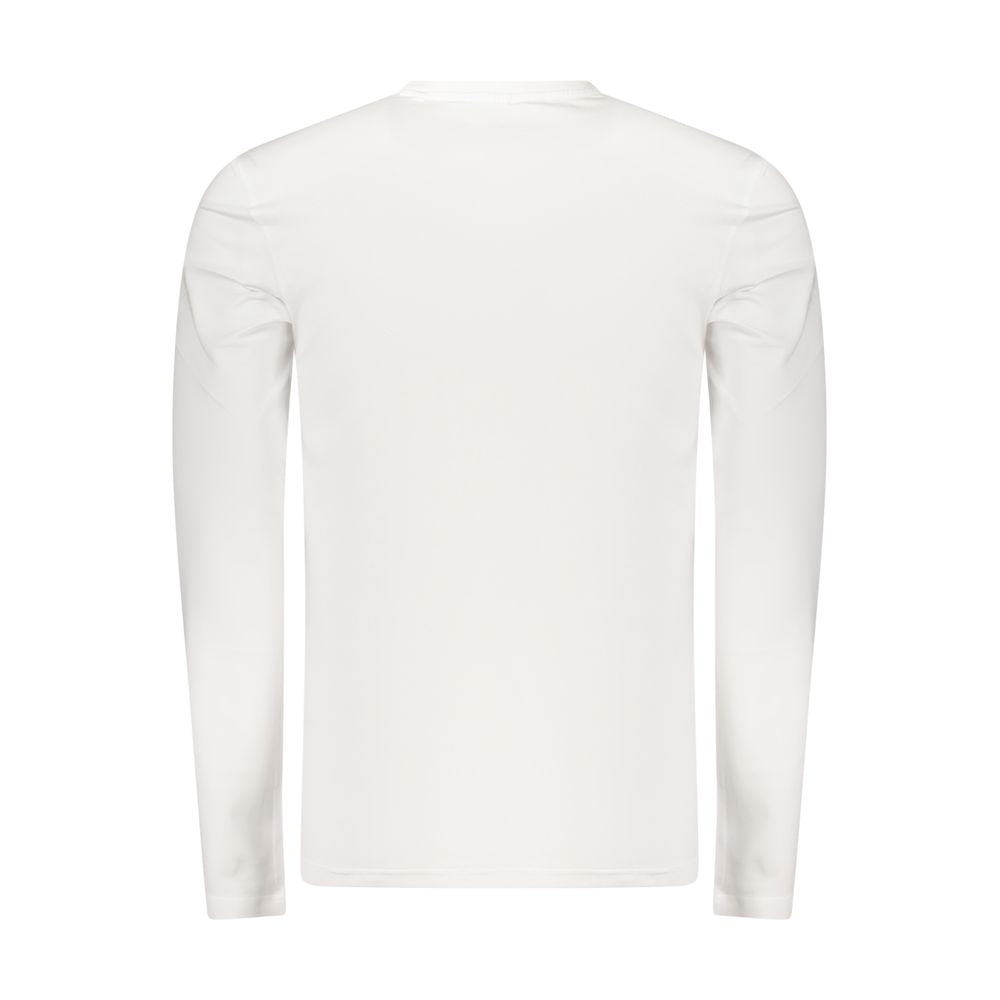 Guess Jeans White Cotton Men's Long Sleeve T-Shirt