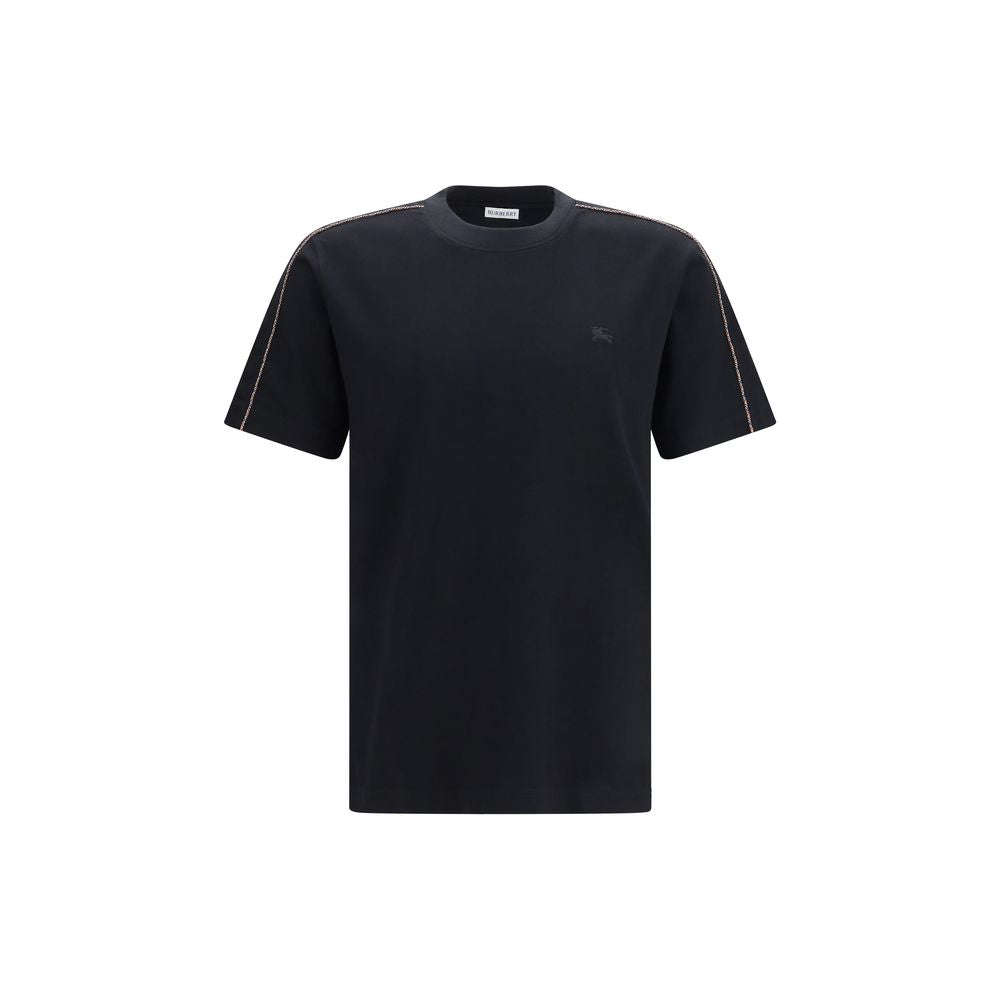 Burberry Jwear Black Cotton T-Shirt - Regular Fit