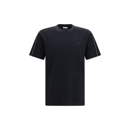 Burberry Jwear Black Cotton T-Shirt - Regular Fit