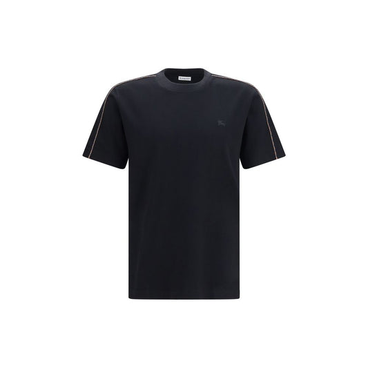 Burberry Jwear Black Cotton T-Shirt - Regular Fit
