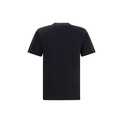 Burberry Jwear Black Cotton T-Shirt - Regular Fit