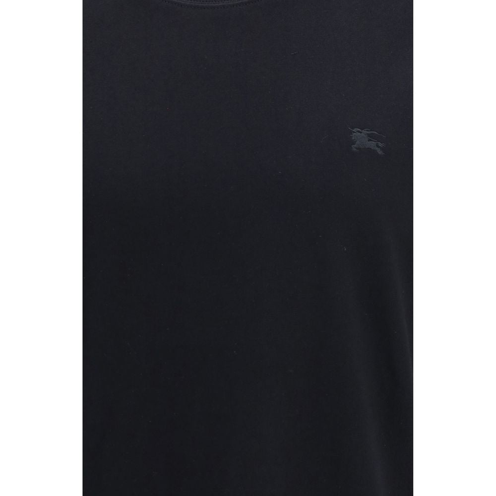 Burberry Jwear Black Cotton T-Shirt - Regular Fit