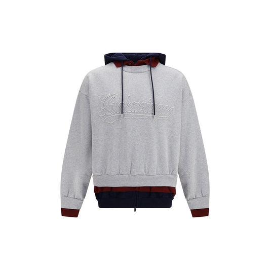Balenciaga Multicolor Three-Layer Hoodie Sweatshirt